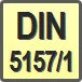 Piktogram - Typ DIN: DIN 5157/1